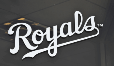 Kansas City Royals logo on gray background