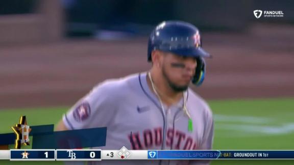 Taylor Walls hits sacrifice fly in 9th as Rays rally to beat Astros 3-2