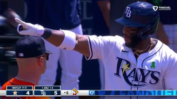 Rays hit 4 home runs to beat Astros 8-4