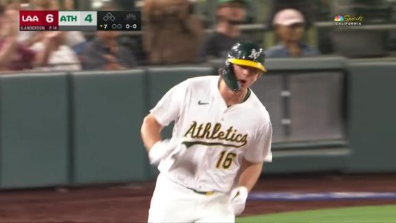 O'Hoppe hits 2 of Angels' 4 homers in 6th straight win, 10-5 over Athletics