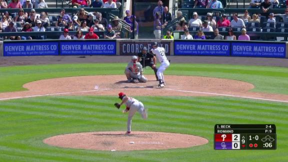 Suárez outduels Márquez, Phillies beat Rockies 2-0 to sweep 4-game series