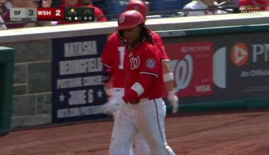 Nationals and Giants play, winner secures 3-game series