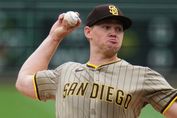 Stephen Kolek pitches during his first major league start Sunday against the Pirates. (AP Photo/Gene J. Puskar)