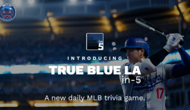 Your daily Dodgers trivia game, Wednesday edition