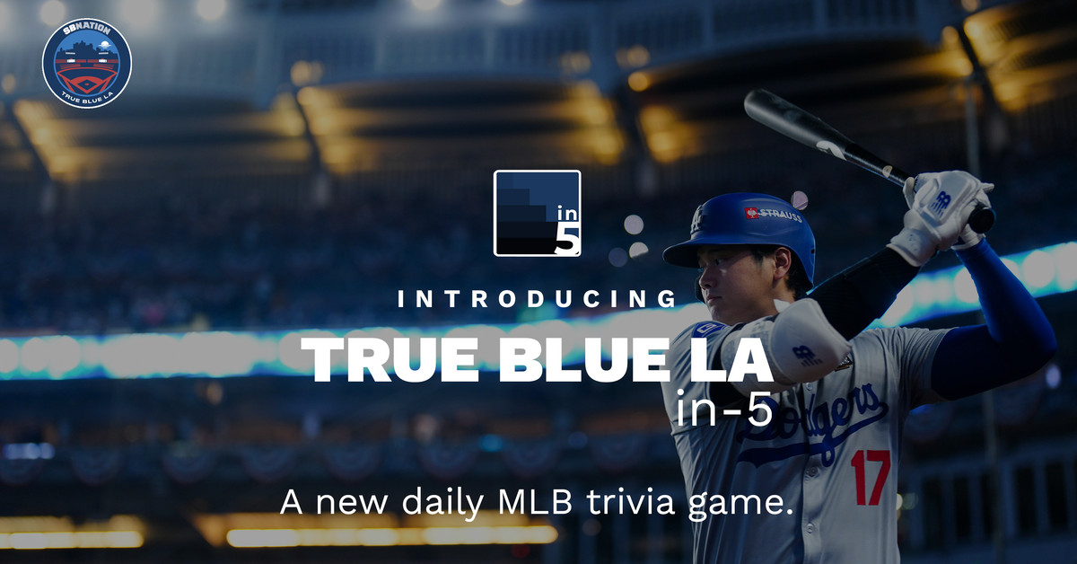 Your daily Dodgers trivia game, Wednesday edition