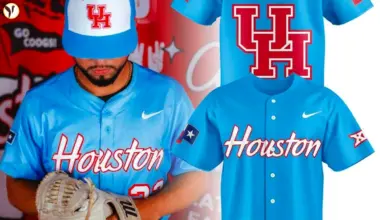 Houston Cougars Baseball Game Washed Out, But New Uniforms Coming! See The New Look!