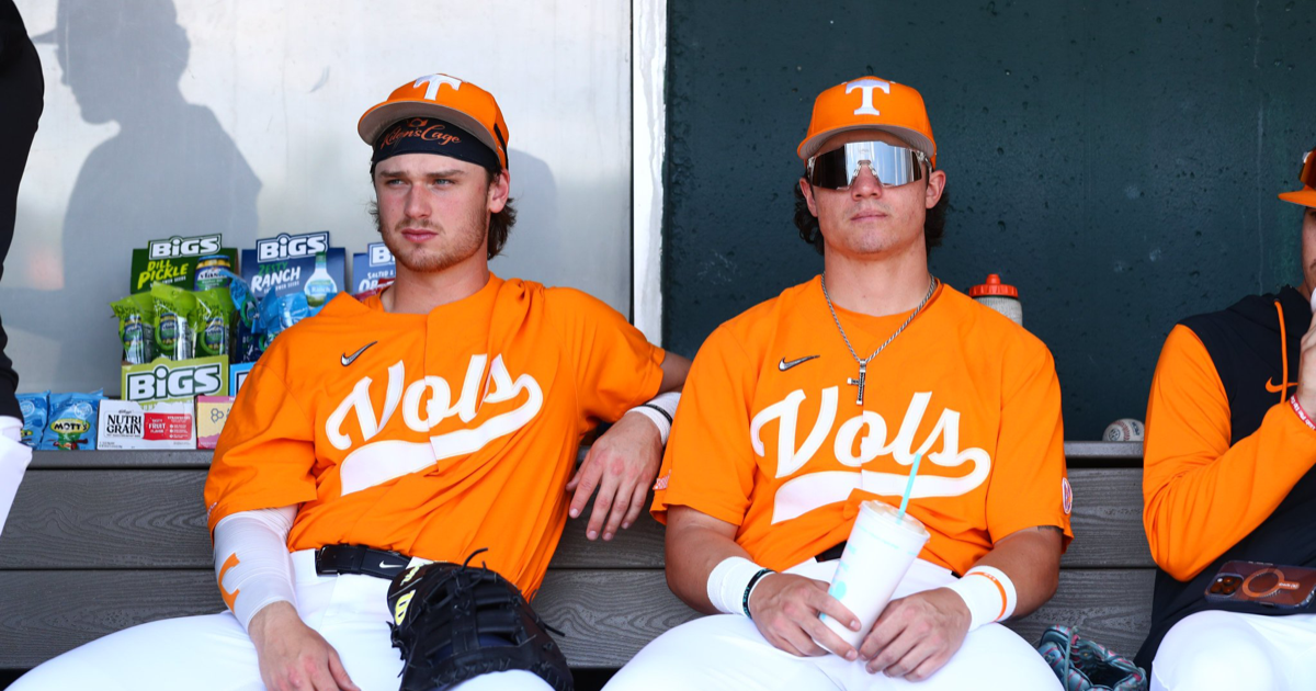 Liam Doyle and Cannon Peebles. Credit: UT Athletics