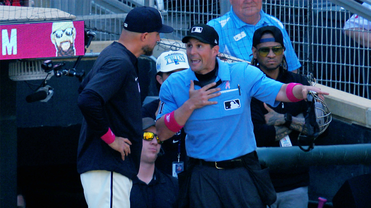 Bizarre umpire pitch-clock gaffe delays Giants vs. Twins game – NBC Sports Bay Area & California