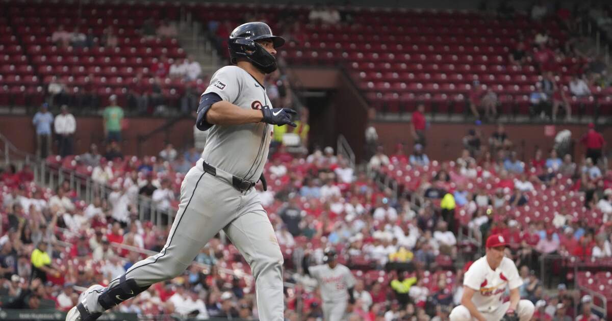 Riley Greene hits a 9th inning RBI double to give Tigers a win over Cardinals