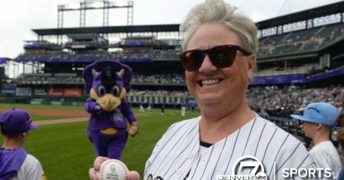 A mother's first pitch honors late son’s legacy at Coors Field