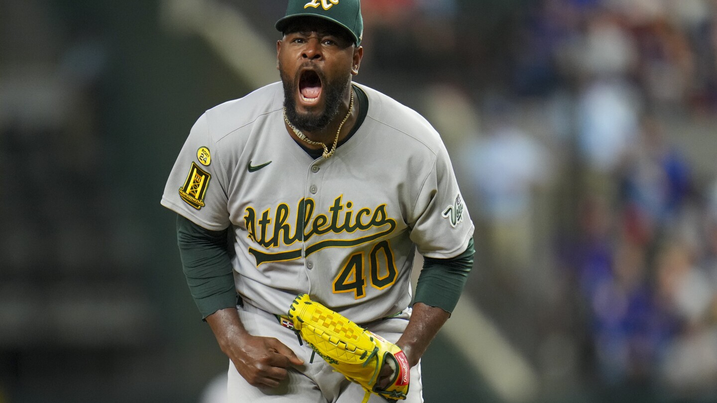 A's pitcher Luis Severino prepares for his first matchup against his former teammate Aaron Judge