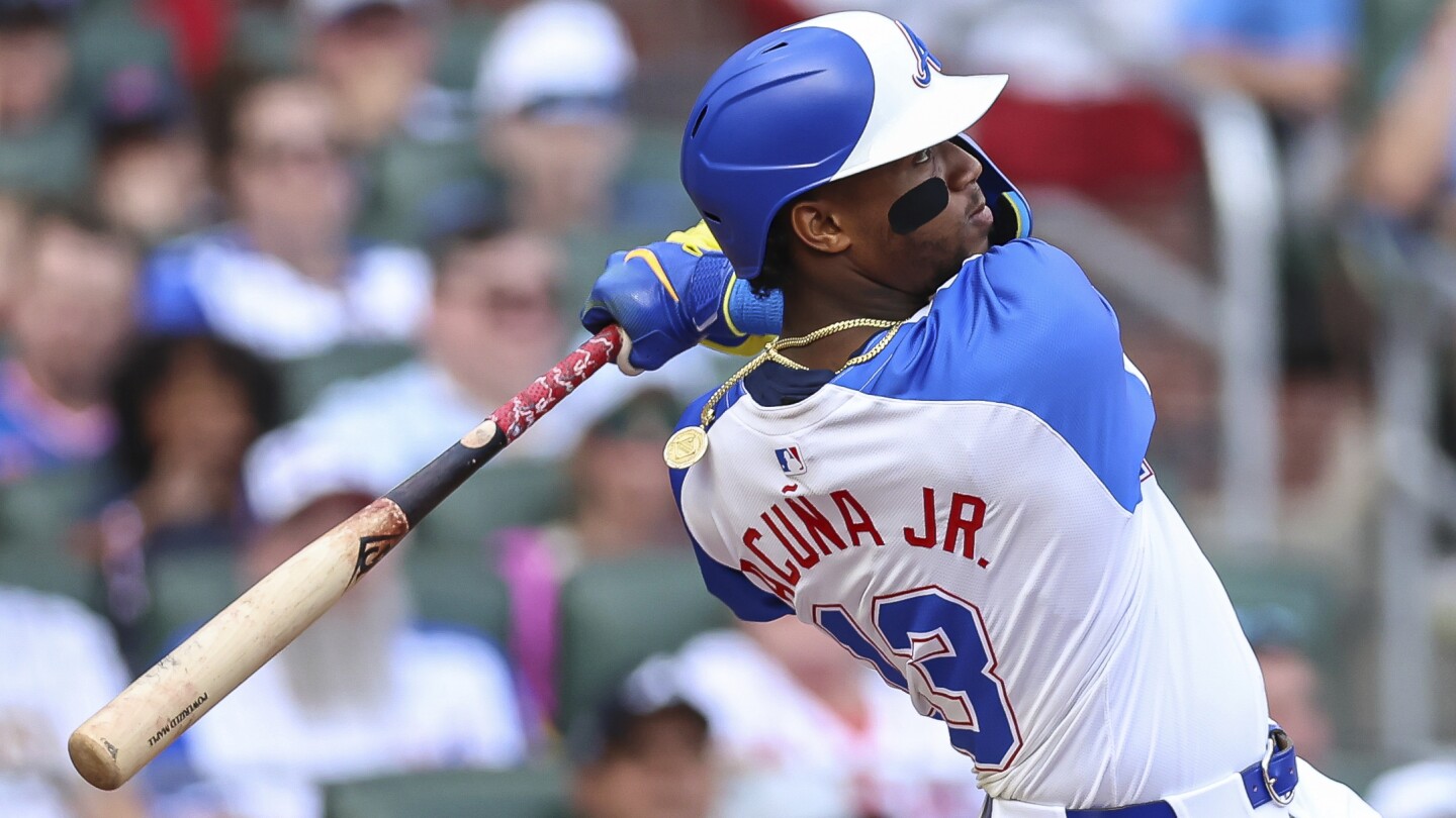 Ronald Acuña Jr. homers for 2nd straight game in return to lineup as Braves beat Padres 7-1