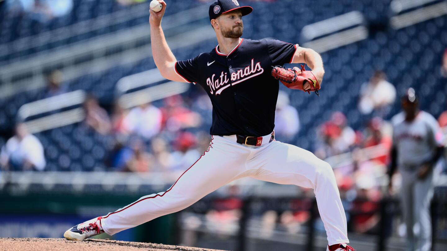 Nationals' Michael Soroka cruises through 5 vs. Guardians, then falls apart in return from IL