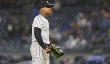 Yankees pitcher Marcus Stroman has a setback in his rehab from a left knee injury