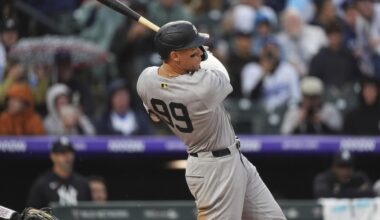 Aaron Judge helps Yankees weather Rockies, rain delay in 5-4 win to take 2 of 3 in series