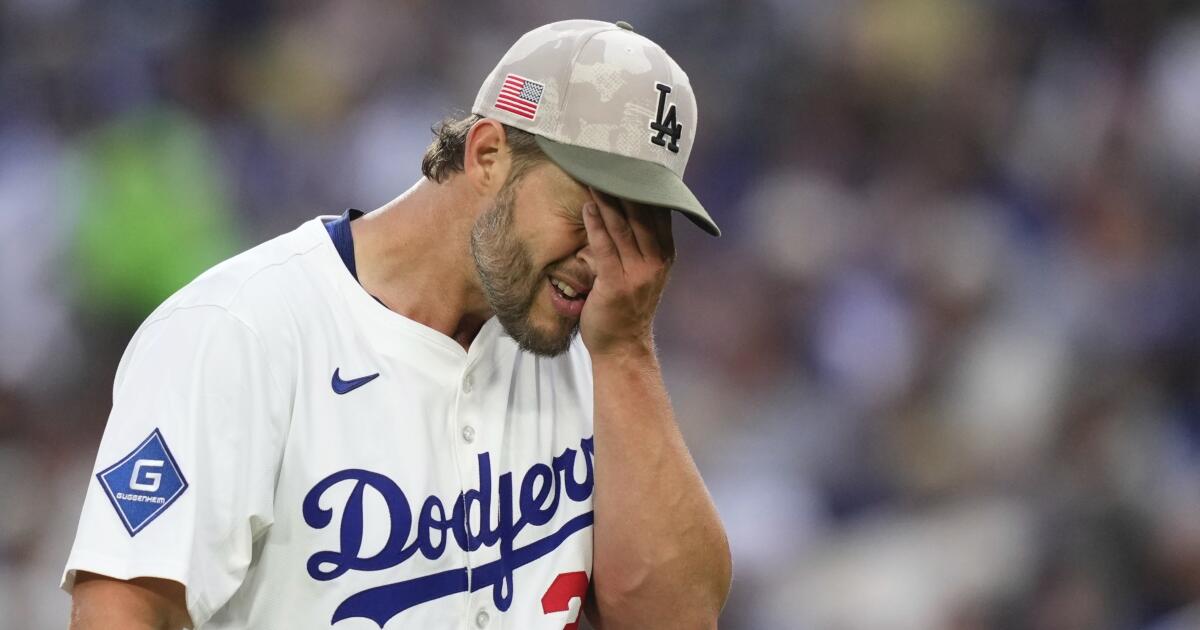 Clayton Kershaw shaky in season debut as Dodgers lose to Angels