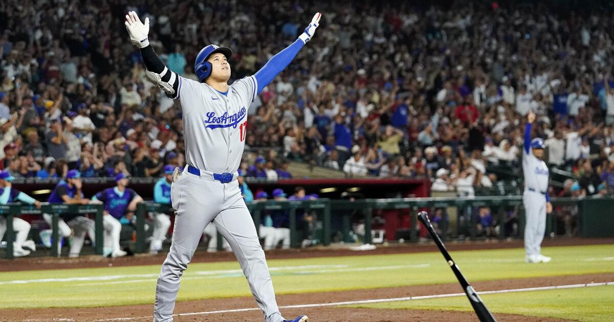 Shohei Ohtani homer caps wild rally in Dodgers' win over Arizona