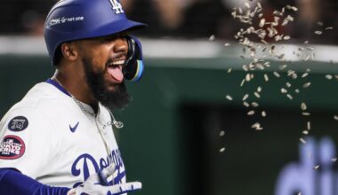 Dodgers place Teoscar Hernández on IL, call up James Outman