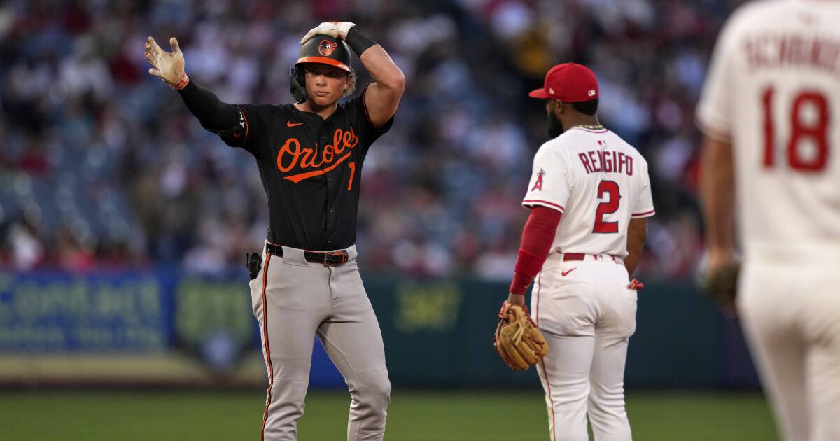 Angels struggle against Tomoyuki Sugano in loss to Orioles