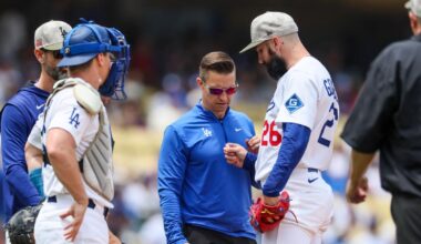 Bloodied Tony Gonsolin struggles as Angels sweep first-place Dodgers