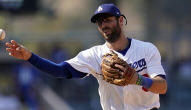 The Sports Report: Dodgers release Chris Taylor, then are swept by Angels
