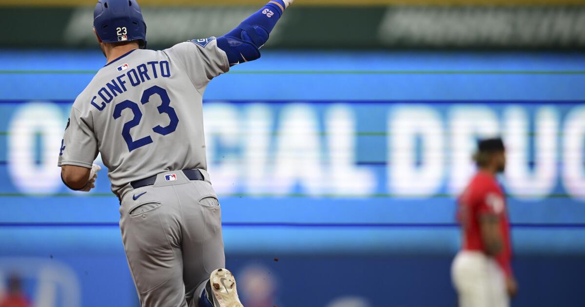 Max Muncy, Michael Conforto come alive on offense as Dodgers defeat Guardians