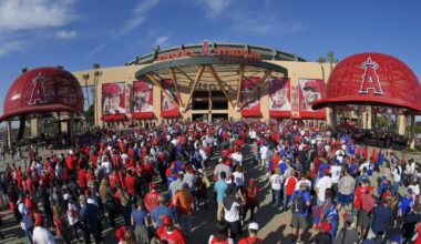 What's does the future look like for aging Angel Stadium?
