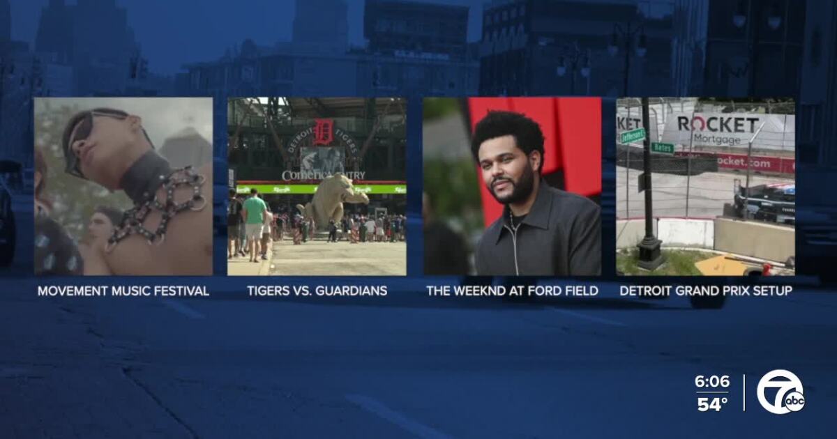 Detroit prepares for 150,000 visitors during packed Memorial Day weekend