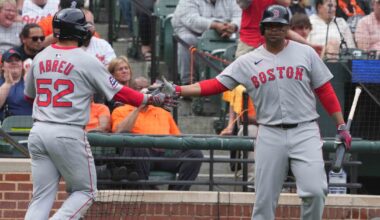 Here’s what Red Sox DH Rafael Devers actually said tonight about changing positions