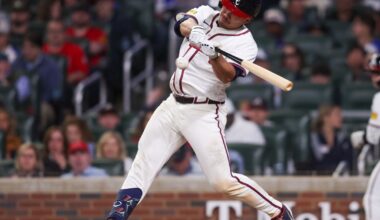 Drake Baldwin gets the start at catcher for the Atlanta Braves