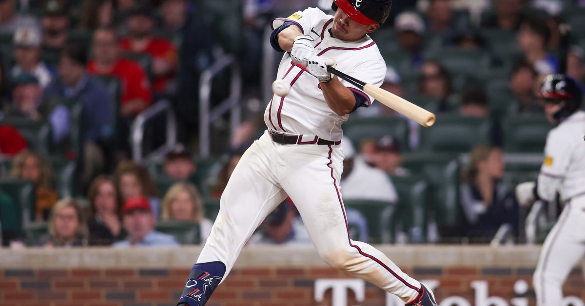 Drake Baldwin gets the start at catcher for the Atlanta Braves