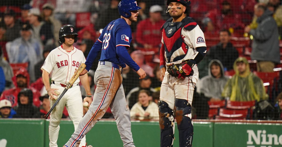 Game 38: Rangers at Red Sox, Mahle vs. Houck, Lineups