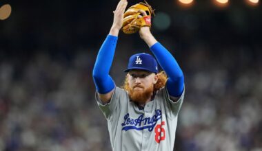 Dodgers vs Guardians: Dustin May tries for back-to-back wins