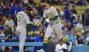 A’s ride five homers to 11-1 win over Dodgers