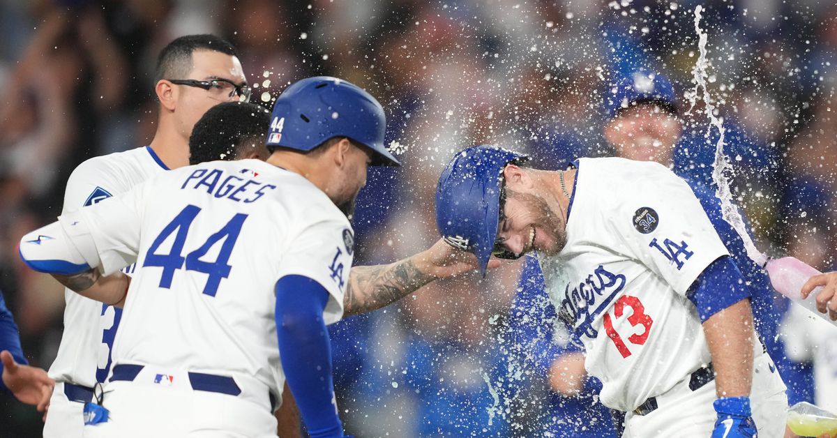 Dodgers snap losing streak with 4-3 walk-off win over Arizona