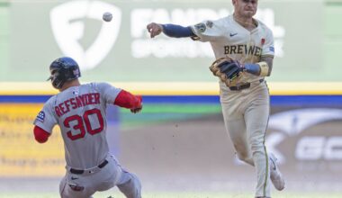 Brewers 3, Red Sox 2: Crochet and Duran are good, but not good enough