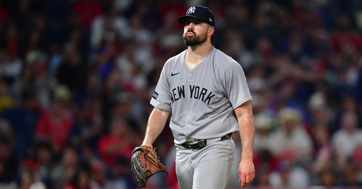 Yankees’ Carlos Rodón rips though Angels in 10-strikeout win, 3-2