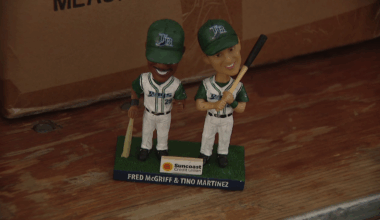 75,000 items of Tampa Bay Rays memorabilia sell out fast at the team's largest yard sale ever