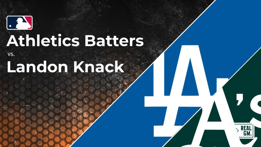 Athletics vs. Landon Knack and the Dodgers: Batter vs. Pitcher Stats and Odds | May 13