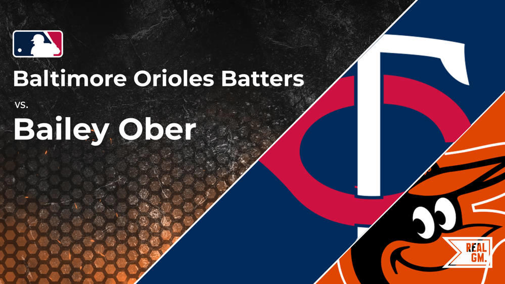 Orioles vs. Bailey Ober and the Twins: Batter vs. Pitcher Stats and Odds | May 14