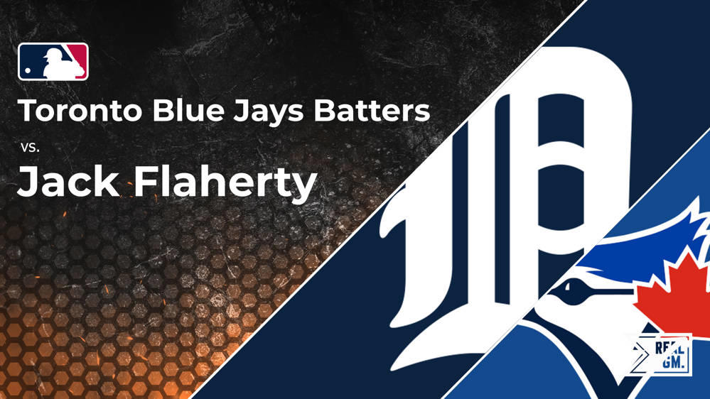 Blue Jays vs. Jack Flaherty and the Tigers: Batter vs. Pitcher Stats and Odds | May 16
