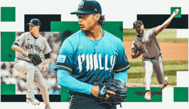 Eno Sarris’ MLB starting pitcher rankings for the rest of 2025