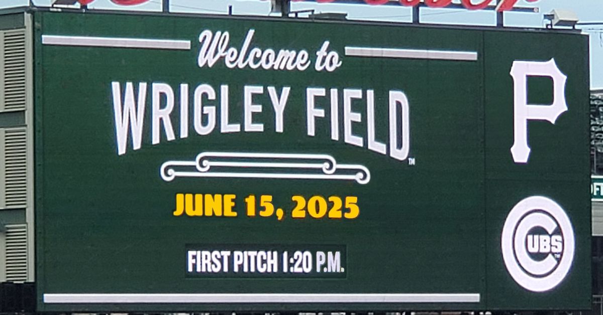 Cubs vs. Pirates Sunday 6/15 game threads