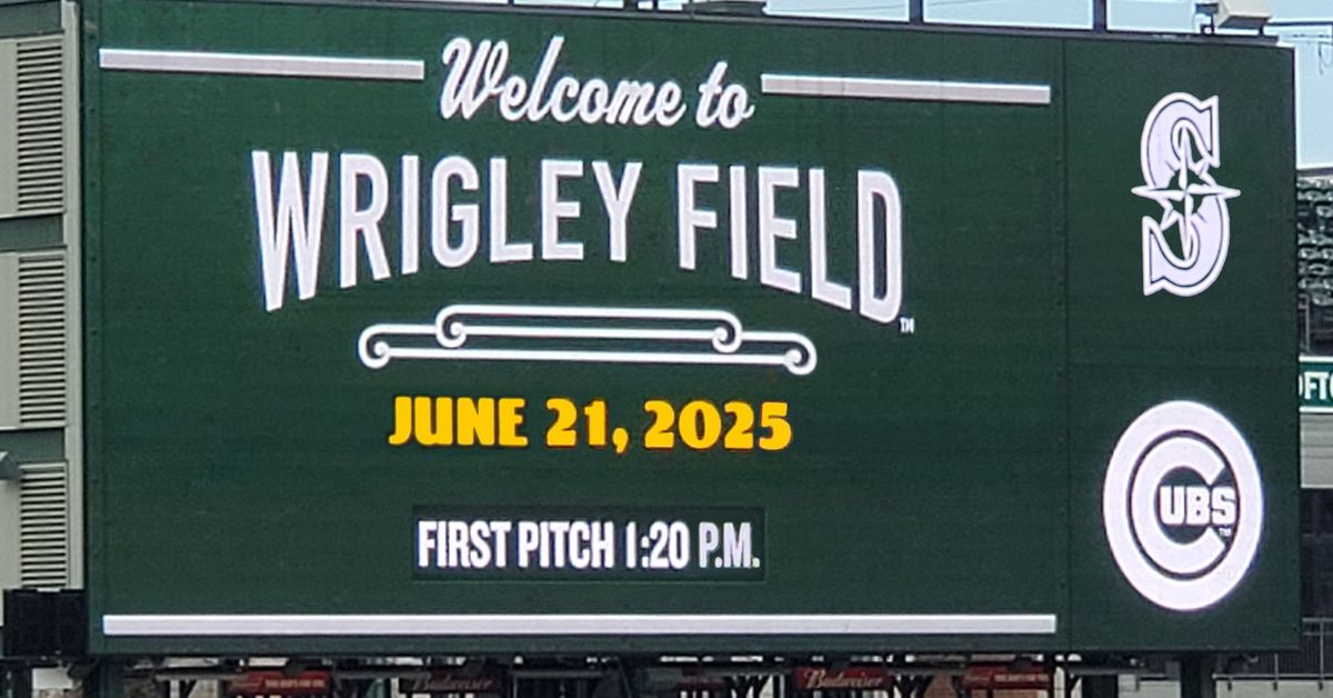 Cubs vs. Mariners Saturday 6/21 game threads