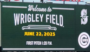 Cubs vs. Mariners Sunday 6/22 game threads