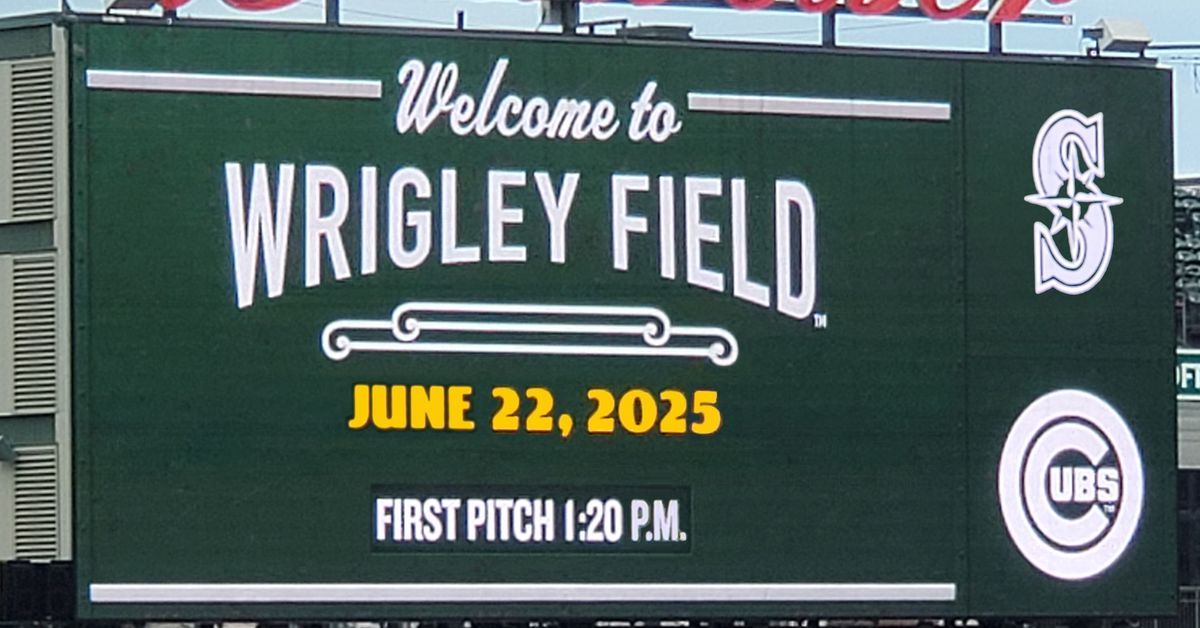 Cubs vs. Mariners Sunday 6/22 game threads