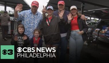 Families celebrate dads with a Philadelphia Phillies game at Citizens Bank Park