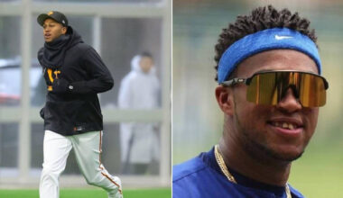 Cuban closer Raidel Martínez joins training sessions with the Yomiuri Giants