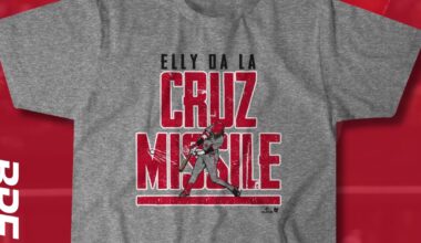New Elly De La Cruz shirt just dropped from our friends at BreakingT!