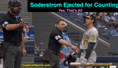 MLB Ejection 057 - Tom Hanahan (1; Tyler Soderstrom)